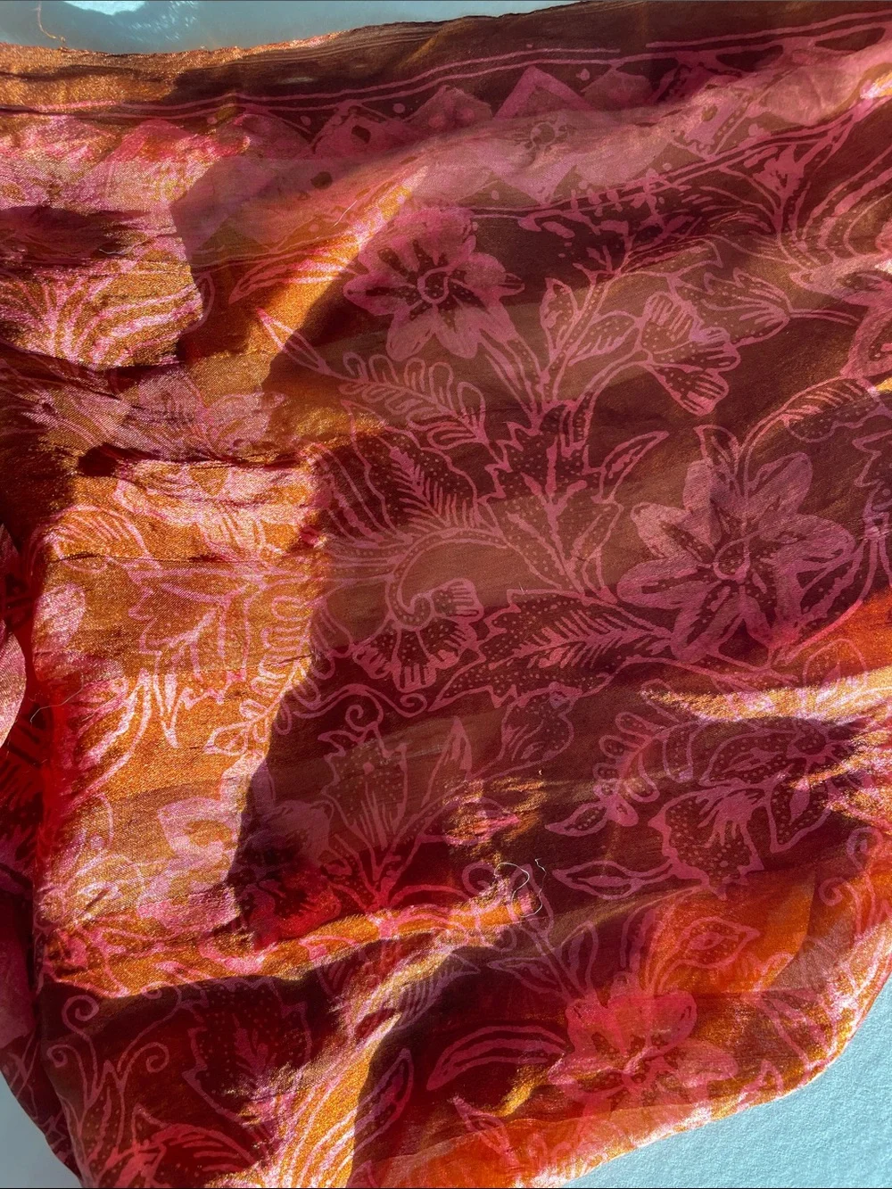 VTG SILK PAISLEY SCARF